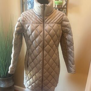 Michael Kors Women's Packable Down Puffer Jacket - Beige